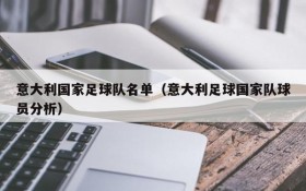 意大利国家足球队名单（意大利足球国家队球员分析）