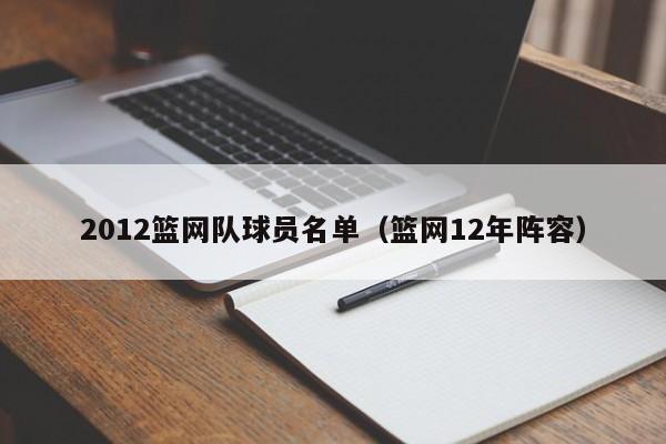 2012篮网队球员名单（篮网12年阵容）