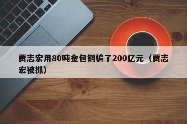 贾志宏用80吨金包铜骗了200亿元（贾志宏被抓）