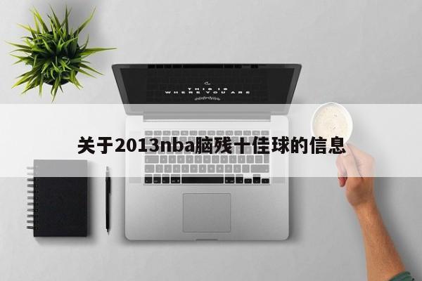 关于2013nba脑残十佳球的信息